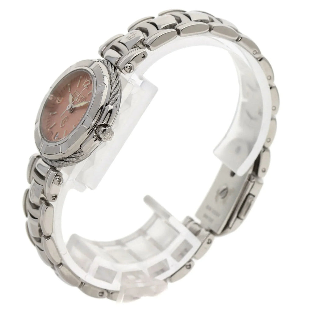 Pre-Owned Philippe Charriol 53.97.2617 Celtic Watch Stainless Steel/SS Ladies PHILIPPE CHARRIOL (Good)