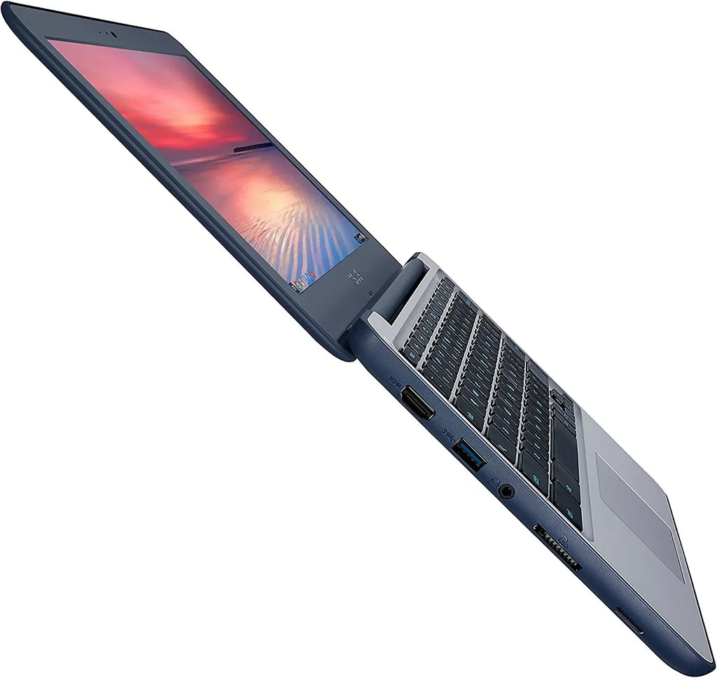 ASUS Chromebook C202SA-YS02, 1.60 GHz Intel Celeron, 4GB DDR3 RAM, 16GB SSD Hard Drive, Chrome, 11" Screen (Used Grade B)
