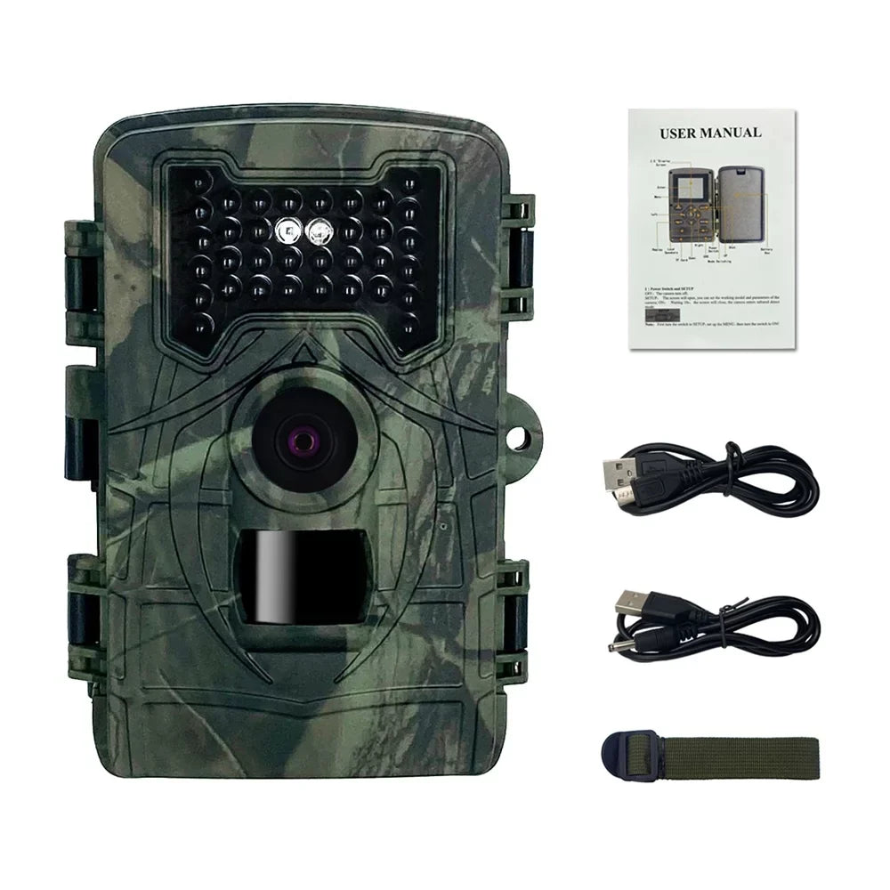 ammoon Affordable Waterproof Trail Camera 1080P Day Night Camera with 34 Infrared Lights Perfect for Wildlife Observation