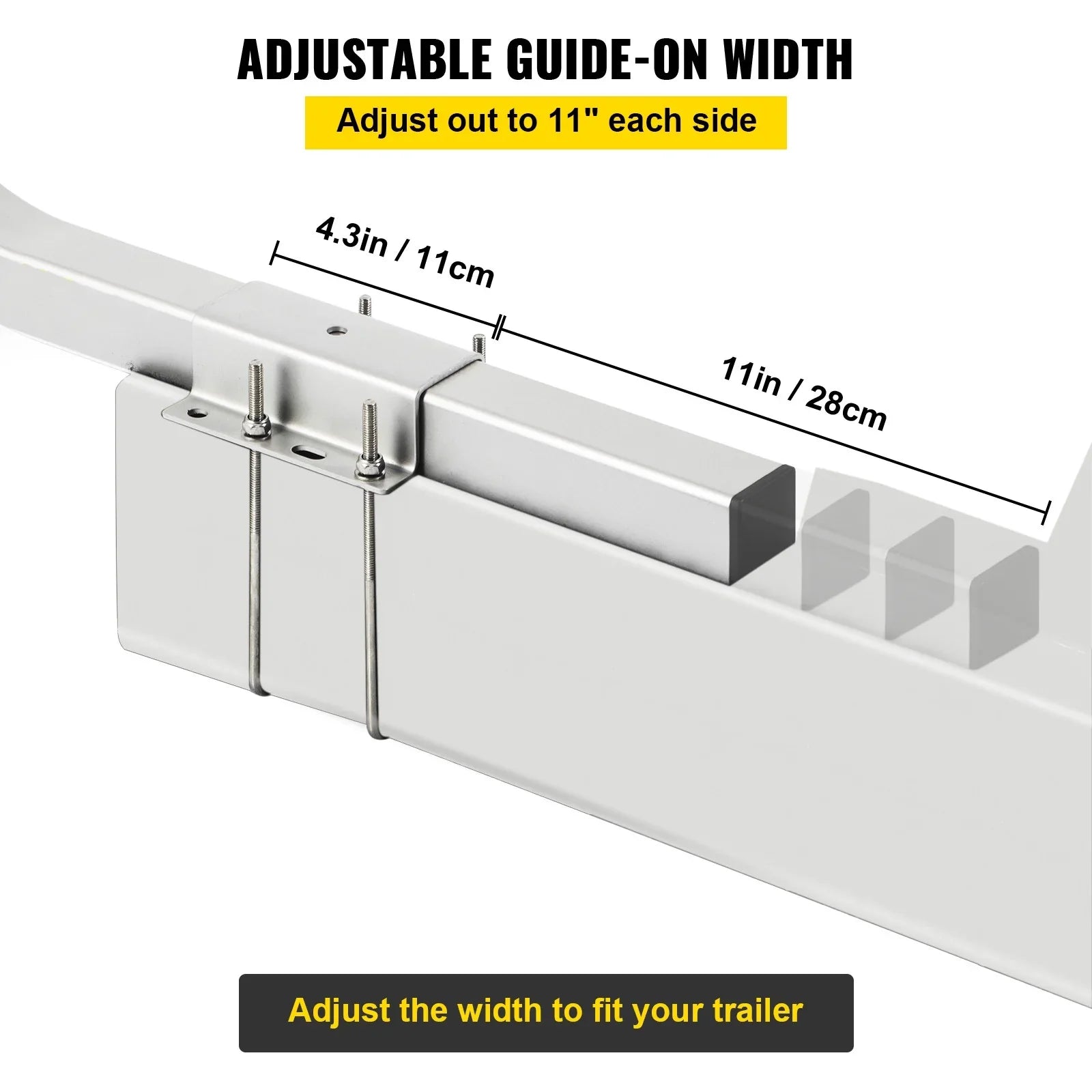 BENTISM Vessel Trailer Guide-on 22" Trailer Guide on for Ski Watercraft Watercraft 2PCS