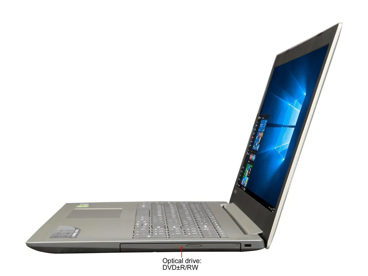 Lenovo 80XL03BQUS IdeaPad 320 15.6" FHD i7-5000U 2.7GHz NVIDIA GeForce 940MX 2GB 12GB RAM 256GB SSD Win 10 Home Platinum Grey