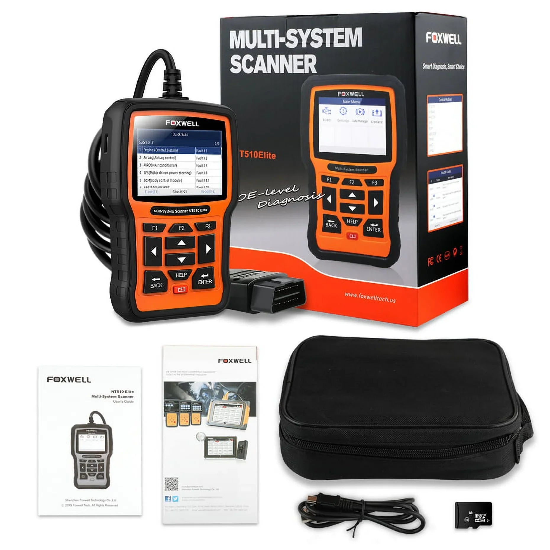 FOXWELL Pofessional All System OBD2 Scanner For Mercedes-benz SAS DPF BRT Multi Reset Bi-Directional Test Auto Car Diagnostic Tool