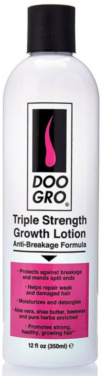 DOO GRO Triple Strength Anti-Breakage Growth Lotion, 12 oz (Pack of 3)