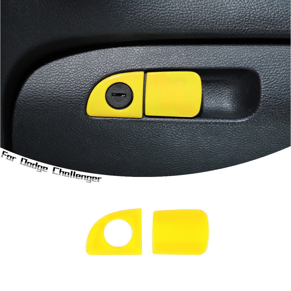 Teledu 17x Yellow Set Center Console Dash Panel Protection Trim Kit