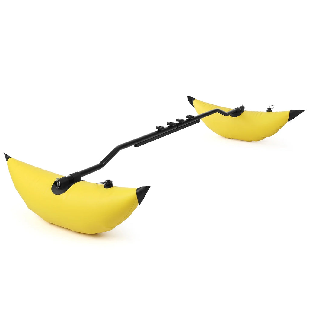 walmeck Kayak PVC Inflatable Outrigger Float with Sidekick Arms Rod Kayak Vessel Fishing Standing Float Stabilizer System Kit