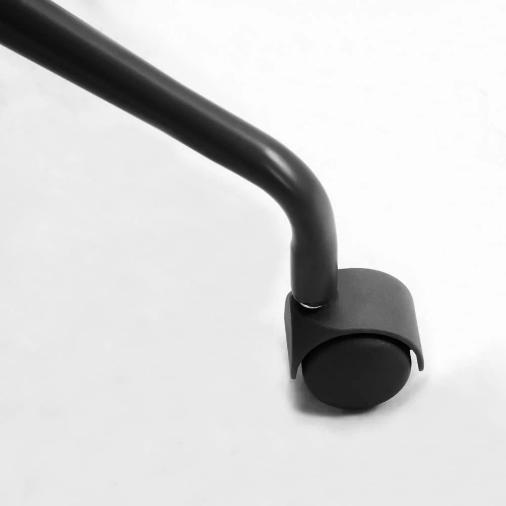 Swivel Rolling Hydraulic Height Adjustable Stool 503 For Clinic Nursing Spas Beauty Salons Dentists Home Office (Standard, Black)