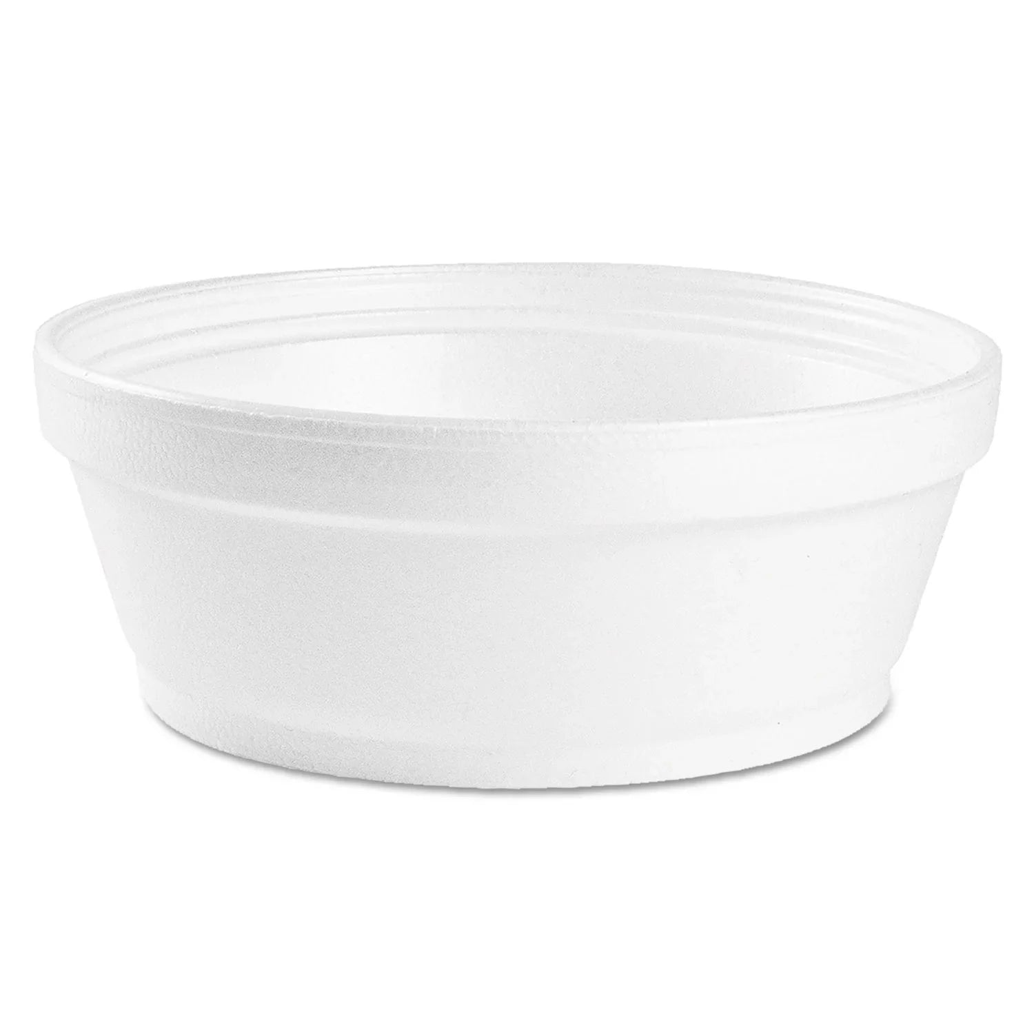 Dart Foam Container, Squat, 8 oz, 4.63" Diameter x 1.13"h, White, 500/Carton -DCC8SJ32