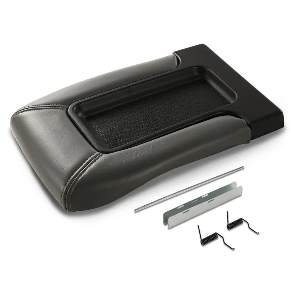 Teledu Center Console Fit for 99-07 Chevy Silverado GM Lid Arm Rest Latch