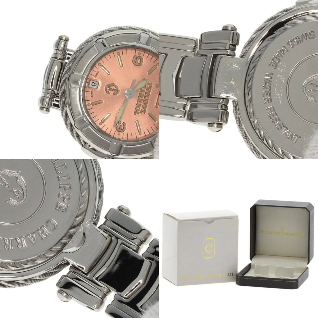 Pre-Owned Philippe Charriol 53.97.2617 Celtic Watch Stainless Steel/SS Ladies PHILIPPE CHARRIOL (Good)