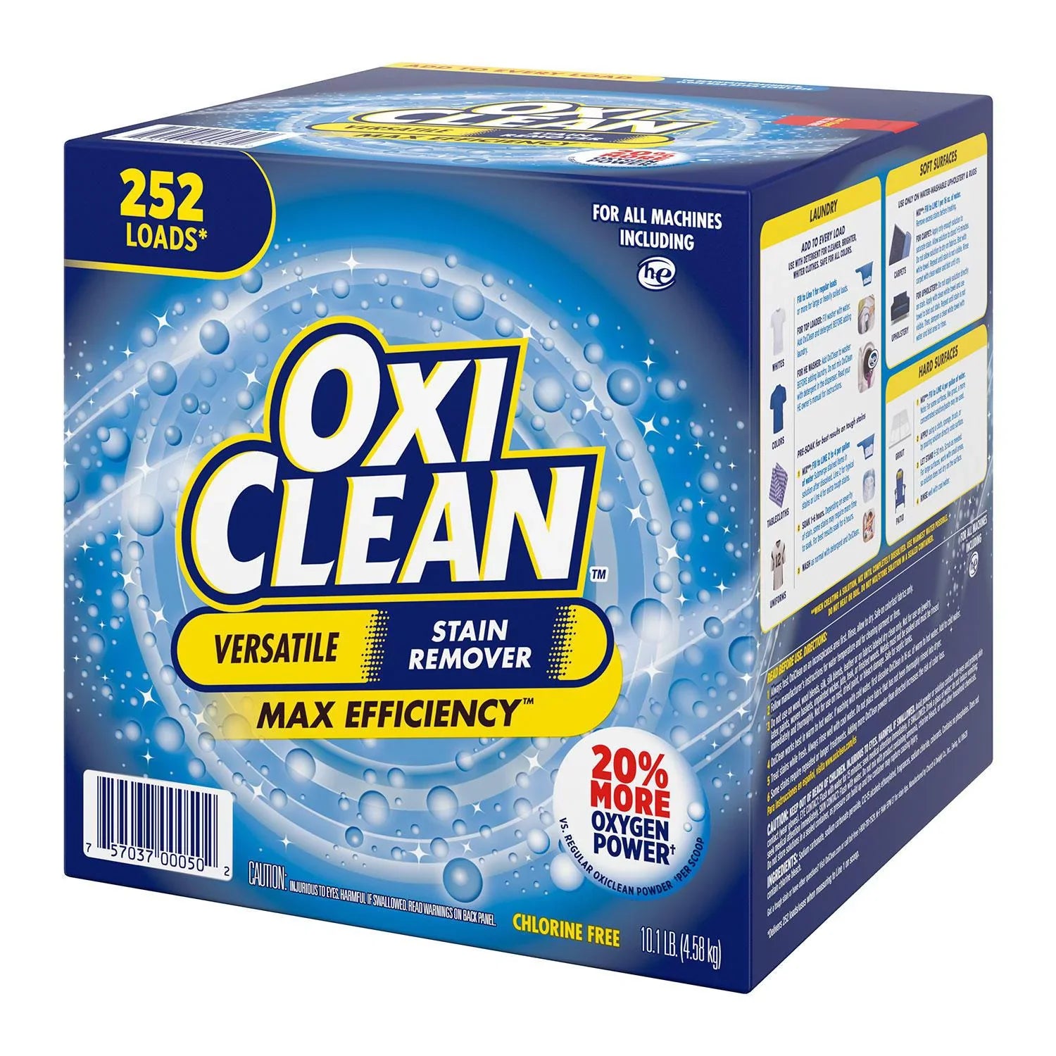 OxiClean Max Efficiency Stain Remover, 252 Loads