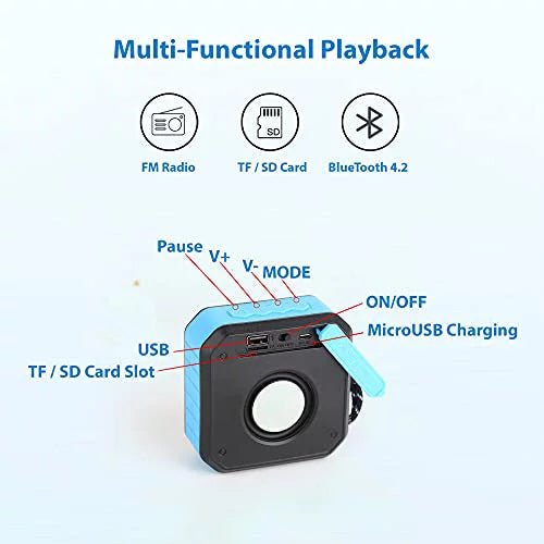 IPX7 Speaker Works with Samsung Galaxy S22+/ 5G/Plus/Ultra with 13H WaterProof Playtime, Indoor, Outdoor Travel 1500 (GREEN)