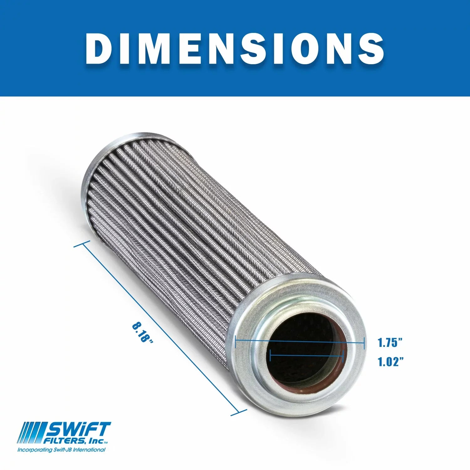 Direct Interchange for TAISEI KOGYO P-F-TM-3-8C Cartridge Filter Element Microglass Construction 12 Micron