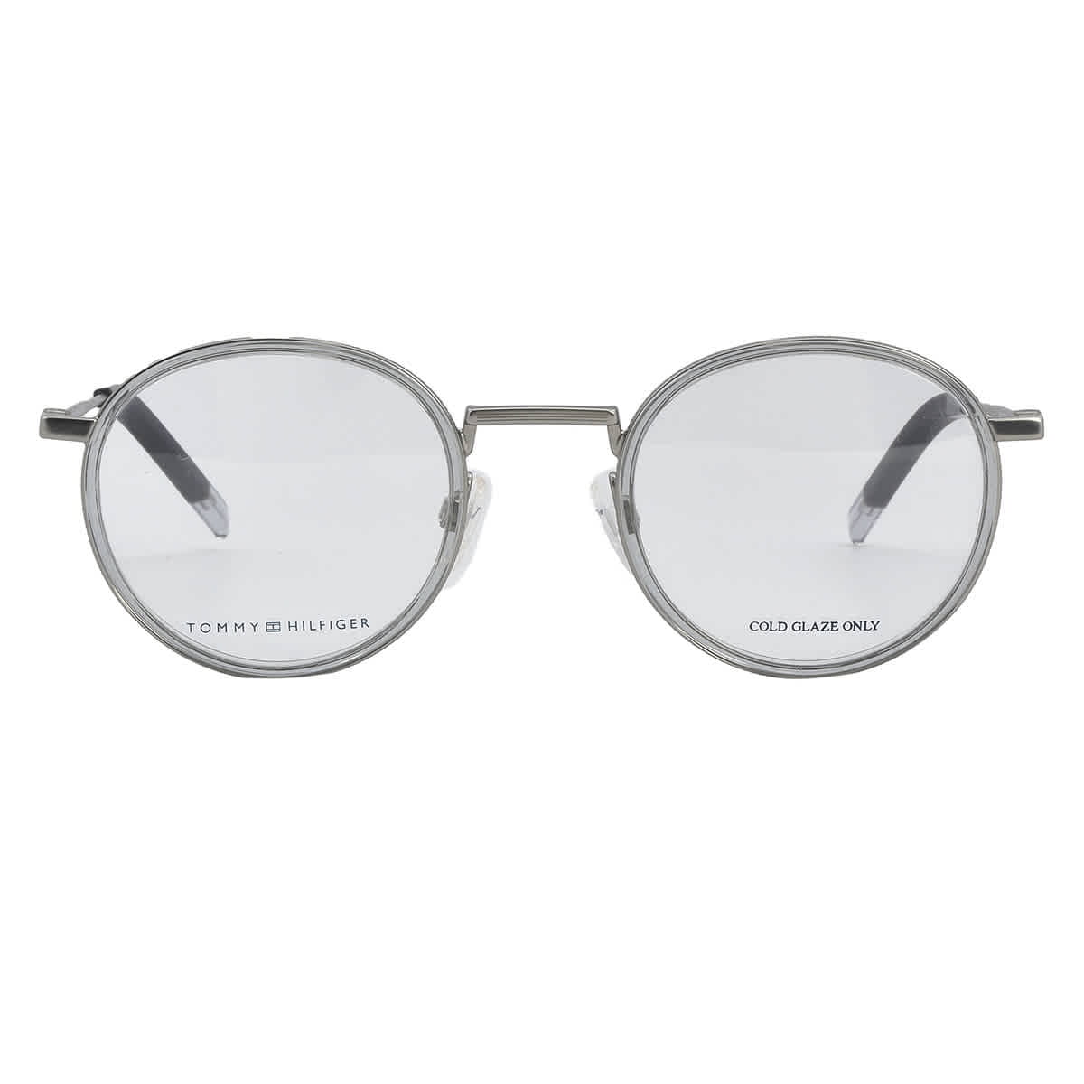 Tommy Hilfiger TH 1815 0KB7 00 Women's Grey Round Metal Eyeglasses