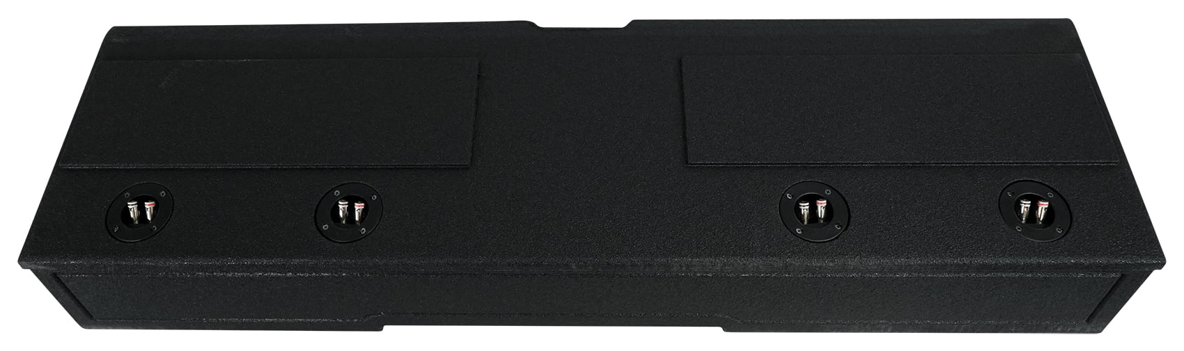 Rockville REC120 Quad 8" Ported Bedlined Sub Box For 2007- CURRENT GM Crew Cab