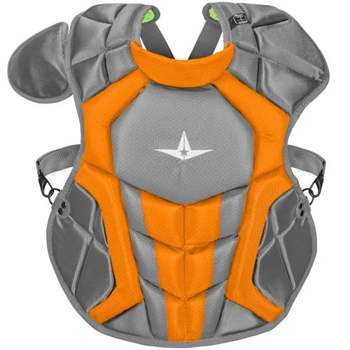 All-Star System 7 Axis Youth Two Tone Catcher's Set, Graphite / Orange