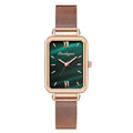 POEDAGAR Women Watches Japan Quartz Movement High Grade Waterproof Ladies Watch Stainless Steel Mesh Rose Gold Simple Clock