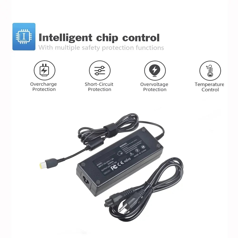 CJP-Geek 135W AC Power Supply Adapter Charger for Lenovo Y40-70 Y50-70 Y50-80 Mains PSU