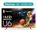 Hisense 85-Inch Class U6 Series Mini-LED ULED 4K UHD Google Smart TV (85U6N) - QLED Quantum Dot Color, Dolby Vision, Full Array Local Dimming, Game Mode Plus