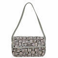 Pre-Owned Salvatore Ferragamo PVC,Leather Shoulder Bag Beige (Good)
