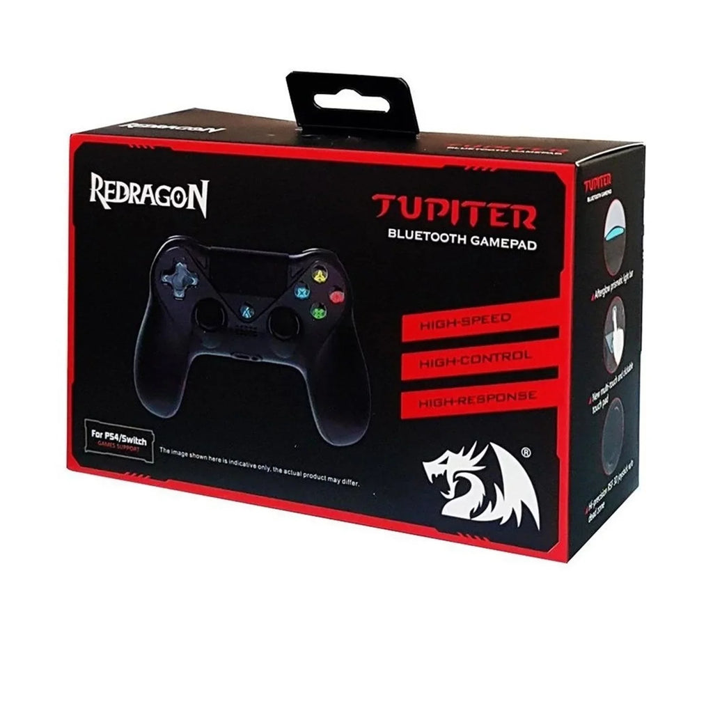 Redragon JUPITER G809 Wireless Gamepad Bluetooth Gaming Controller Joystick for Nintendo Switch, Play Station 4 PS4