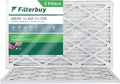 Filterbuy 12x36x1 MERV 13 Pleated HVAC AC Furnace Air Filters (2-Pack)