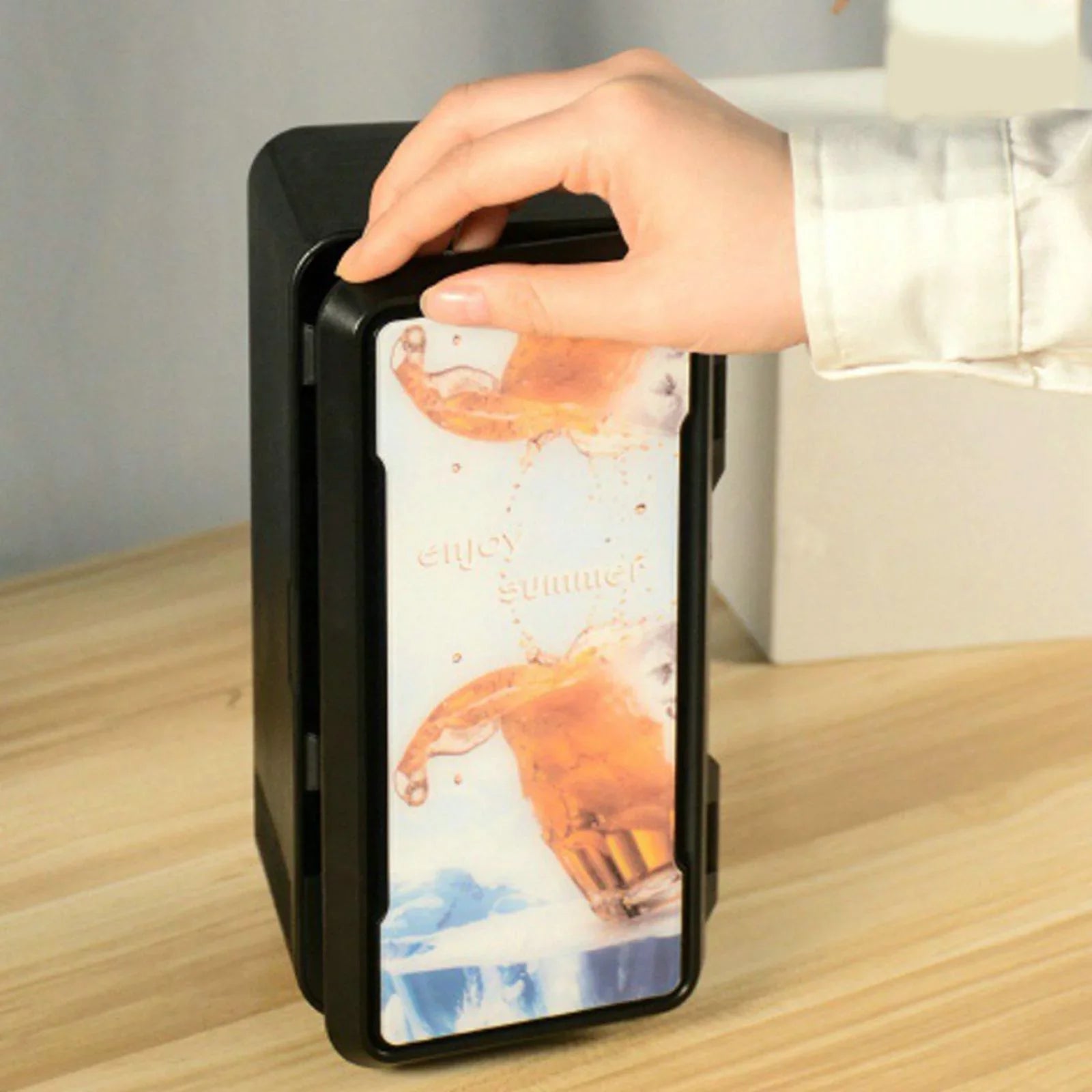 Personal Mini USB Fridge , coffee with water Milk and Warmer, Makeup Fridge, for Home Bedroom Office Car Dorm