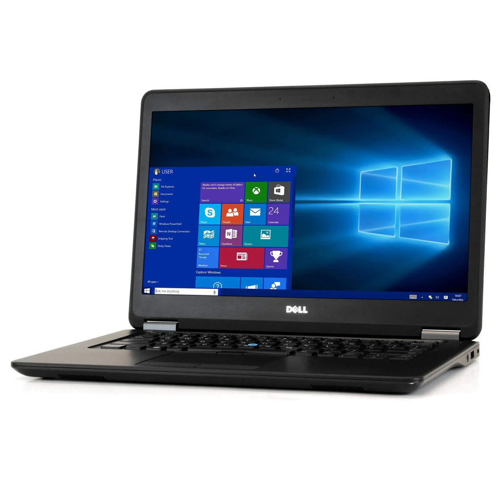 Dell Latitude E7450 Laptop Computer, 2.90 GHz Intel i7 Dual Core Gen 5, 8GB DDR3 RAM, 256GB SSD Hard Drive, Windows 10 Professional 64 Bit, 14" Screen (Used Grade B Used)