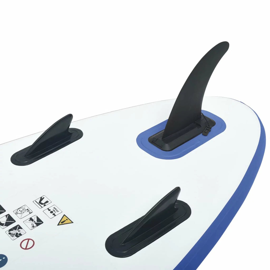 ametoys Paddle Board Set Surfboard Inflatable Blue and White