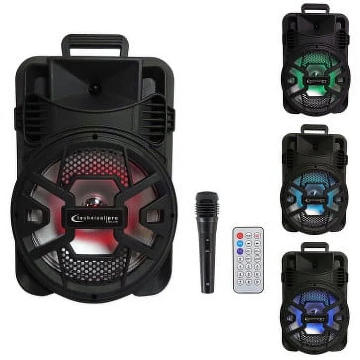 Open Box Technical Pro SPARK12B 12" Battery Powered Portable Bluetooth Speaker - Black