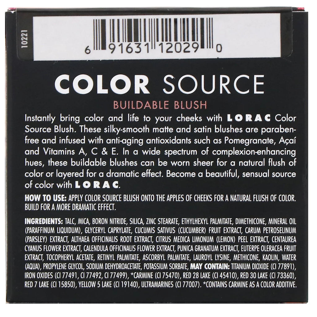 Lorac Color Source, Buildable Blush, Prism (Matte), 0.14 oz (4 g)
