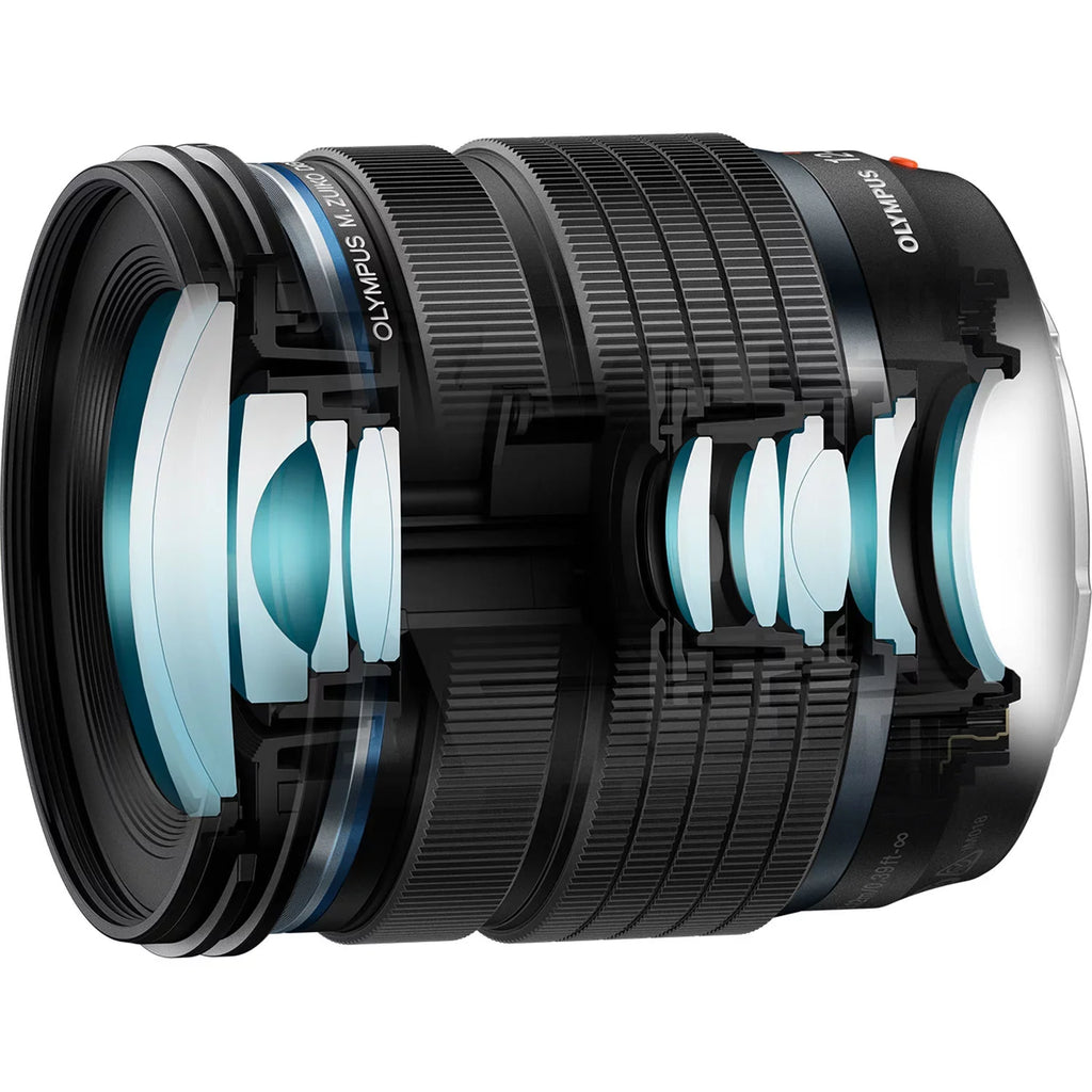 Ultimaxx Essential Bundle + Olympus M.Zuiko Digital ED 12-45mm f/4 PRO Lens (White Box) + Manufacturer Accessories, 3PC Multi-Coated UV Filter Kit & More (16pc Bundle)