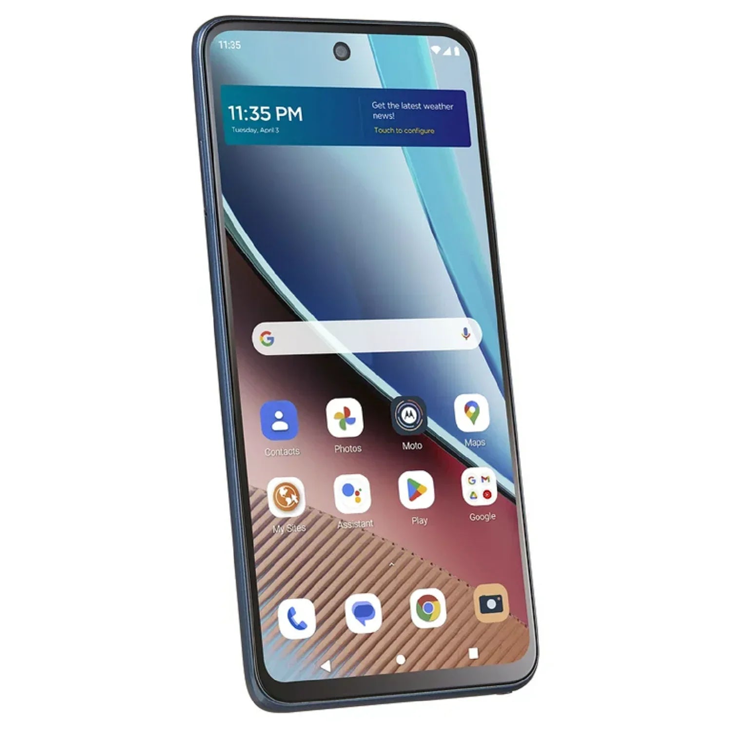 Refurbished Motorola STMTXT2317DCPWP Moto G Stylus 4G LTE (2023) 6.5'' 90Hz 4GB RAM 64GB Storage Straight Talk Prepaid Smartphone, Blue