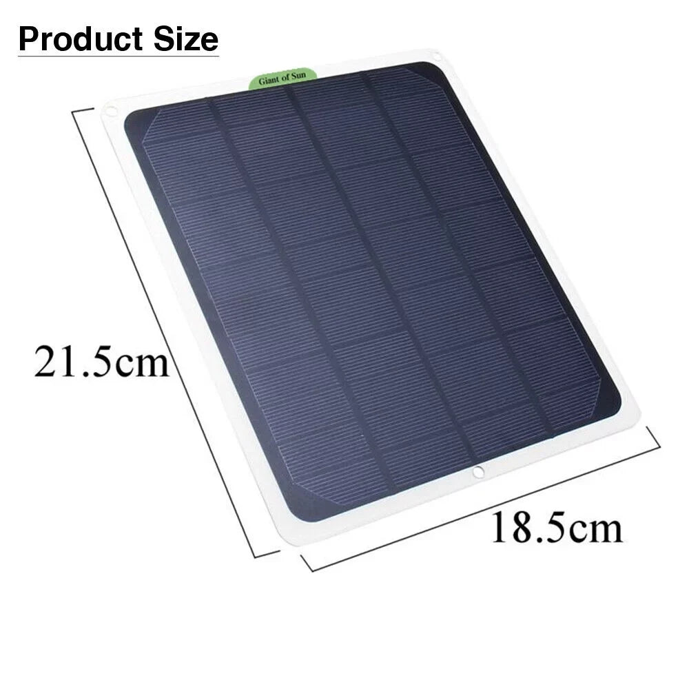 MDHAND 22W 12V Portable Solar Battery Charger & Maintainer - Solar Panel-Built - in Intelligent Charge Controller-Solar Powered Charger for Automobile Car RV, etc…
