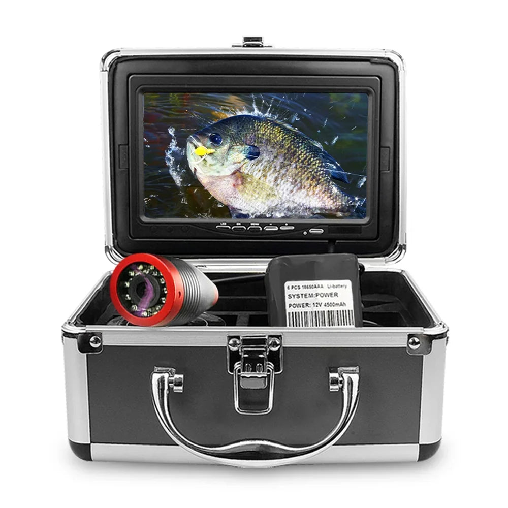 Erchang Underwater Fishing Camera Portable Fish Finder with 7 Inch for Vessel Kayak Lake Sea Fishing - Reliable Fish Tracking, Real-time , -have for Fishing Excursions