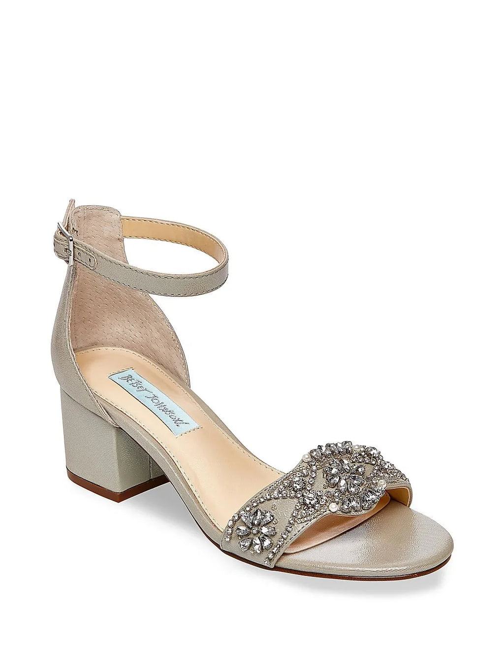 Betsey Johnson Mel Women's Heels Silver Size 7 M