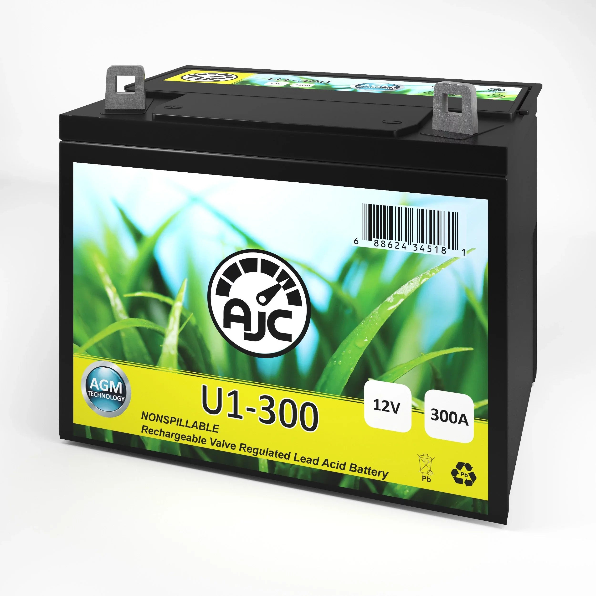 Toro Z Master Commercial 2000 Series U1 Lawn Mower and Tractor Battery - This Is an AJC Brand Replacement