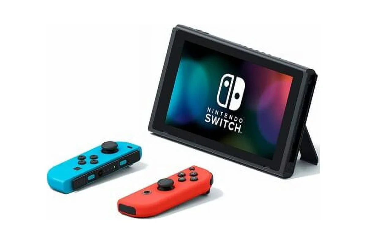 Pre-Owned Nintendo Switch 32GB Console Neon Red & Neon Blue Joy-Con HADSKABAA