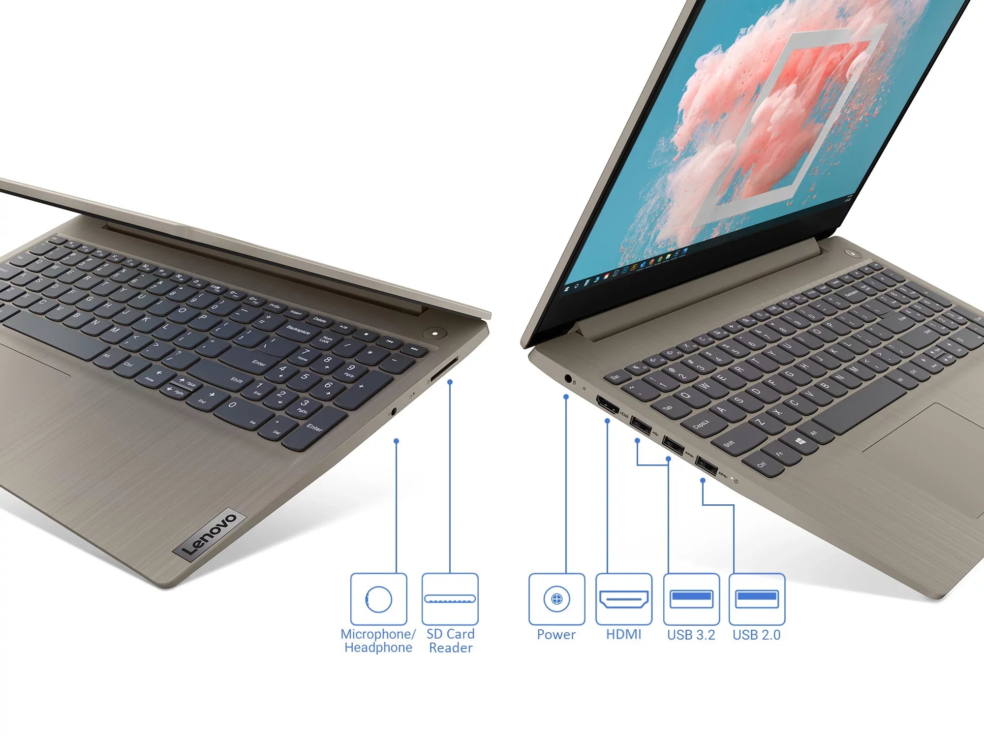 Lenovo IdeaPad 3i Laptop, 15.6" FHD Display, Intel Core i3-1115G4 Upto 4.1GHz, 8GB RAM, 512GB NVMe SSD, HDMI, Card Reader, Wi-Fi, Bluetooth, Windows 11 Home S