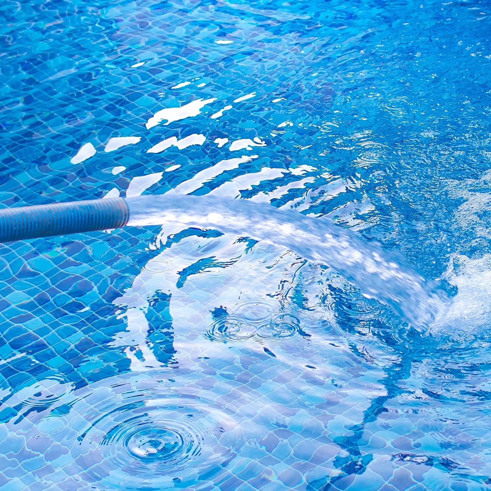 Lightweight Backwash Hose Lay Flat Reinforced Discharge PVC Hose 40mm ID 49ft for Swimming Pool