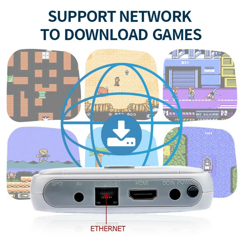 Onemayship Retro Game Console 256GB, Super Console X PRO Built in 50,000+ Games, Video Game Console Systems for 4K TV HD/AV Output, Dual Systems, Matching with PS1/PSP/MAME/ATARI