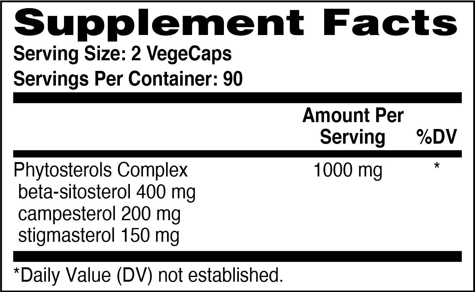 Health Thru Nutrition Ultra Strength Beta Sitosterol | 1,000mg Phytosterols Complex 400mg Beta | Non-GMO Vegan (Pack of 270)