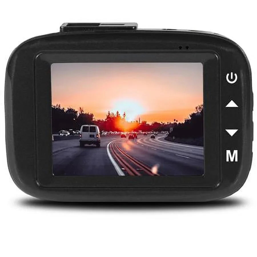 MNCD250 Full HD 12MP 2.2" LCD Screen Dash Cam, Black