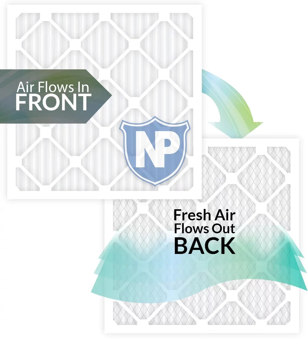 Nordic Pure 20x25x4 (3 5/8) Pleated MERV 13 Air Filters 2 Pack