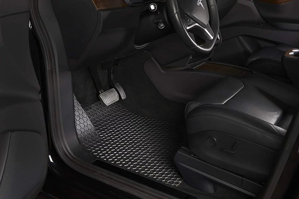 TOUGHPRO Floor Mat Accessories Set (Front Row + 2nd Row) Fitting with Chrysler Pacifica Hybrid - All Climate - Heavy Duty - 2021