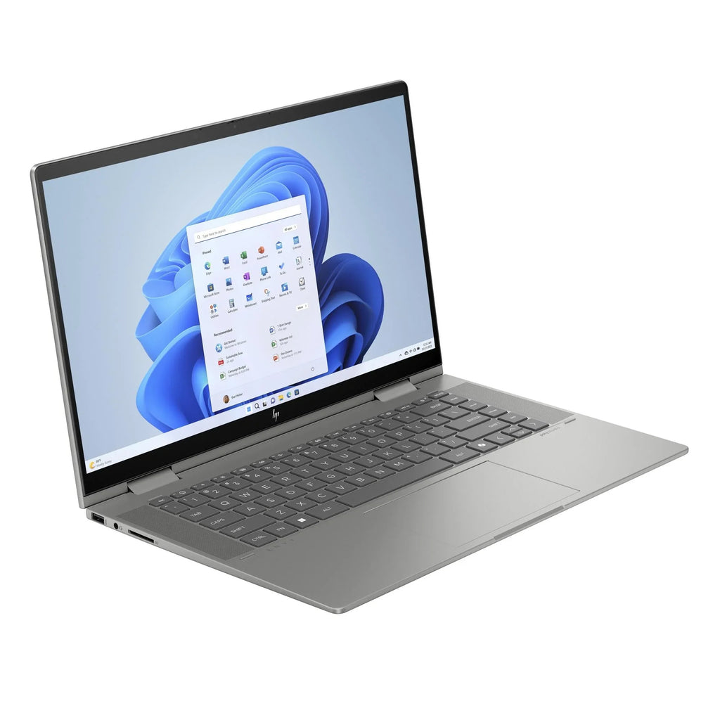 HP ENVY x360 15-FE1057NR 15.6" FHD Touchscreen Laptop, Intel Core Ultra 7 155U, 16GB LPDDR5, 512GB SSD, Windows 11 Home, Mineral silver, 9R1M2UA#ABA