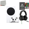 Microsoft Xbox Series 512GB All-Digital Video Game Console with Xbox Stereo Gaming Headset, 3-Month Gamepass Ultimate and Microfiber Cleaning Cloth Bundle