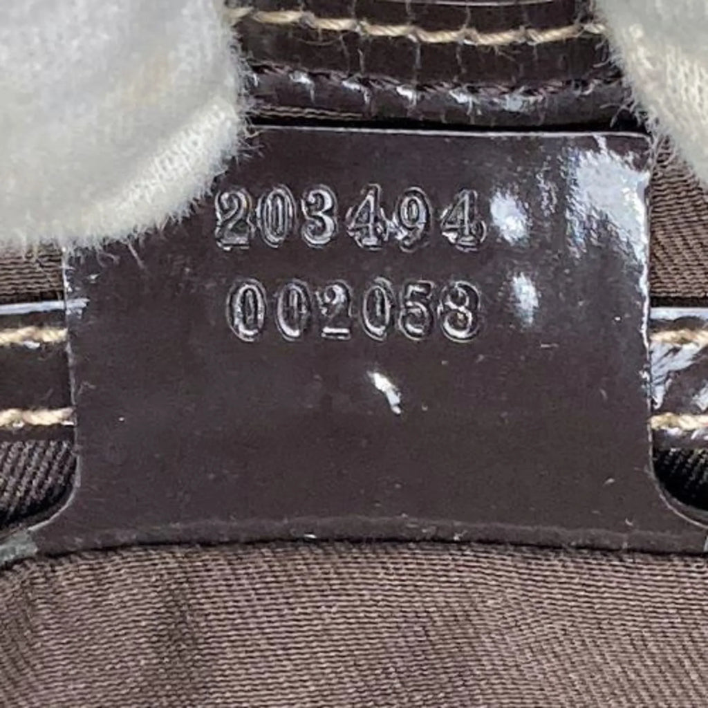 Pre-Owned GUCCI GG Pattern Shoulder Bag Hobo Supreme Beige Brown Ladies Fashion 203049 (Good)