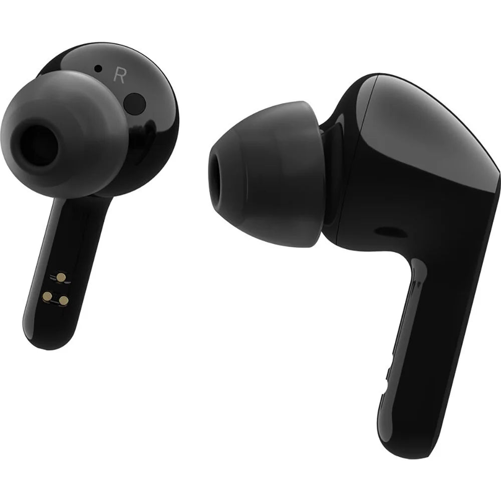 Open Box LG TONE Free FN5W - Wireless Charging True Wireless Bluetooth Earbuds with Meridian Sound, Noise Reduction, Dual Microphone for Work/Home Office, iPhone and Android Matching Black