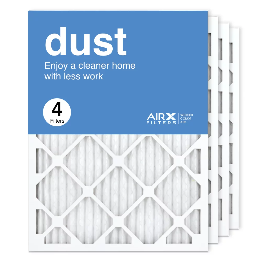 AIRx Filters 18x24x1 Air Filter MERV 8 Pleated HVAC AC Furnace Air Filter, Dust 4-Pack Made in the USA