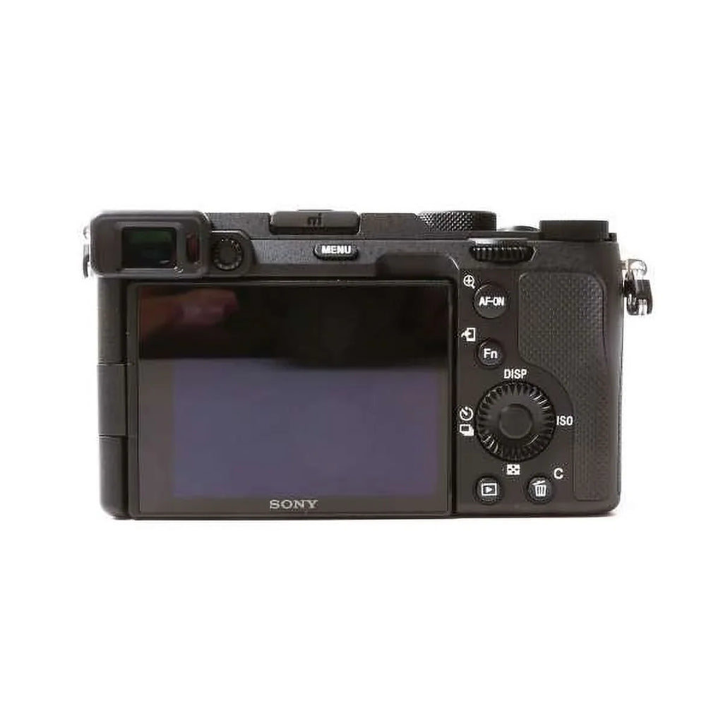 Sony Alpha a7C Mirrorless Camera with 28-60mm Lens (Black) + 64GB + Flash Bundle